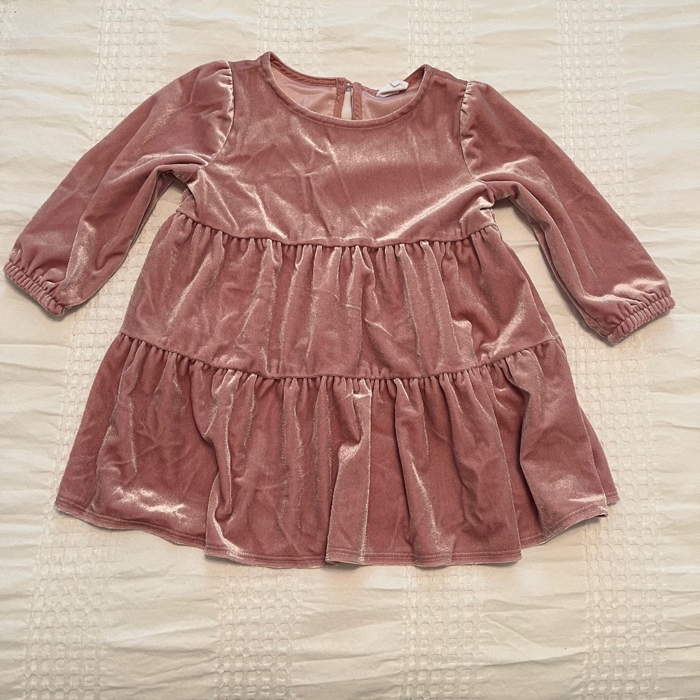 Baby gap girls velour dress